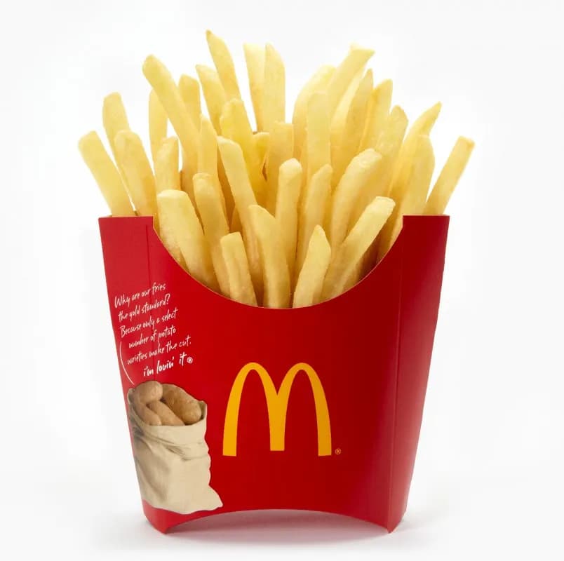 Ile gram ważą frytki McDonald's? Zaskakujące różnice w wagach